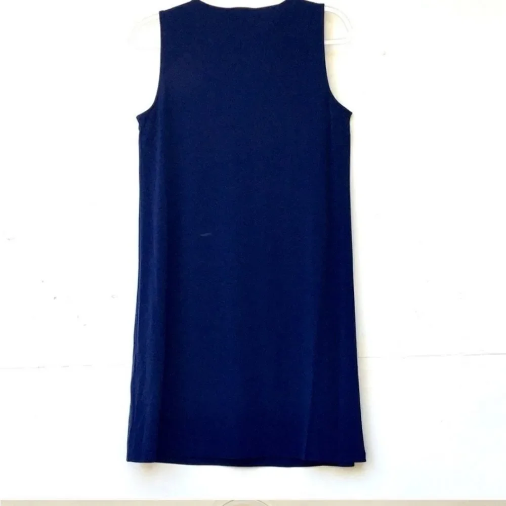 Michael Kors Women’s Blue Zip Front Mini Dress M - Picture 5 of 9
